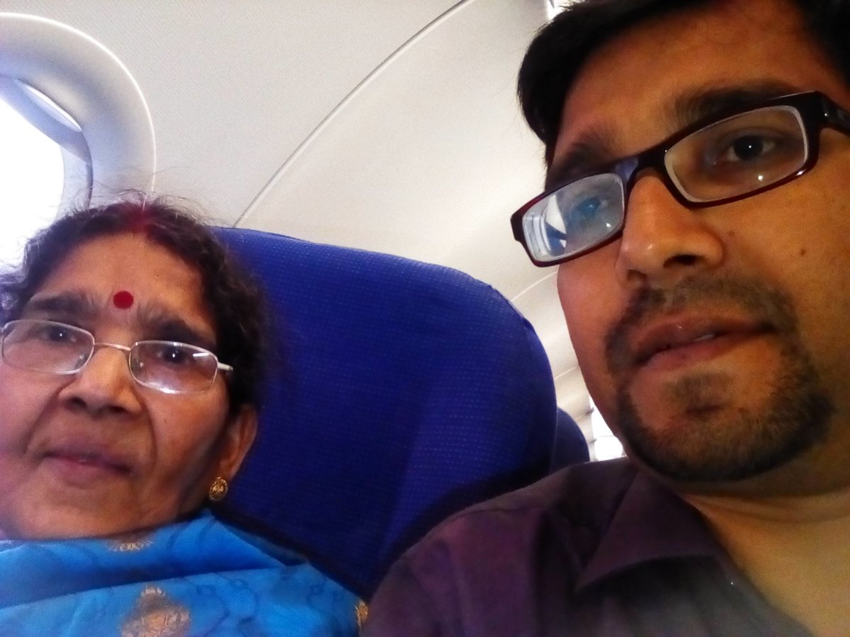 SHAHSUDH's tweet photo. #LockdownThrowBack
With Bou on Mother's Day, 35K ft above sea π (2017) https://t.co/3RRqpsg7Ns