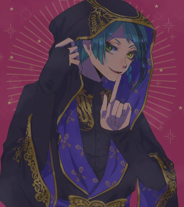 あまりからかわないでください?
#ツイステファンアート 