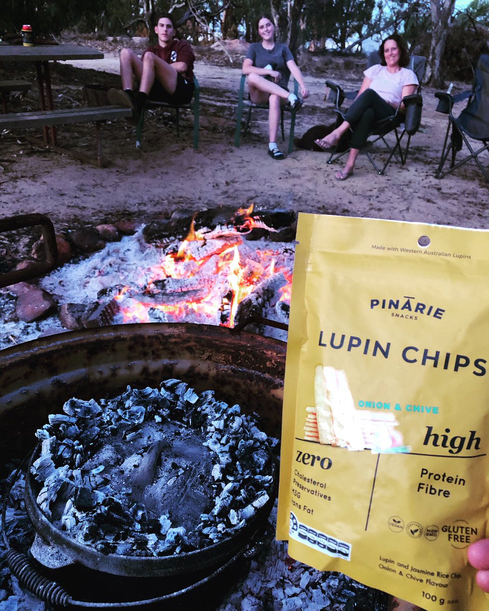 elyaring's tweet image. Eating a few of these lupin chips around the campfire tonight#seeding snacks