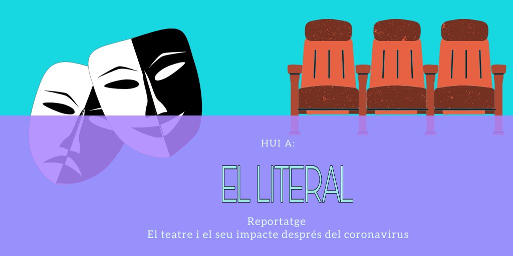 El_literalPS's tweet photo. 📢Reportatge: Dins de la cultura i la necessitat d'adaptar-se després de la crisi del coronavirus, en El literal analitzem el món del teatre, el seu impacte, la seua recuperació, així com les mesures que es duran a terme per a eixir d'aquesta.
https://t.co/xOVPf4Y2kh
#ciberfyer https://t.co/TWuqzwbtUv
