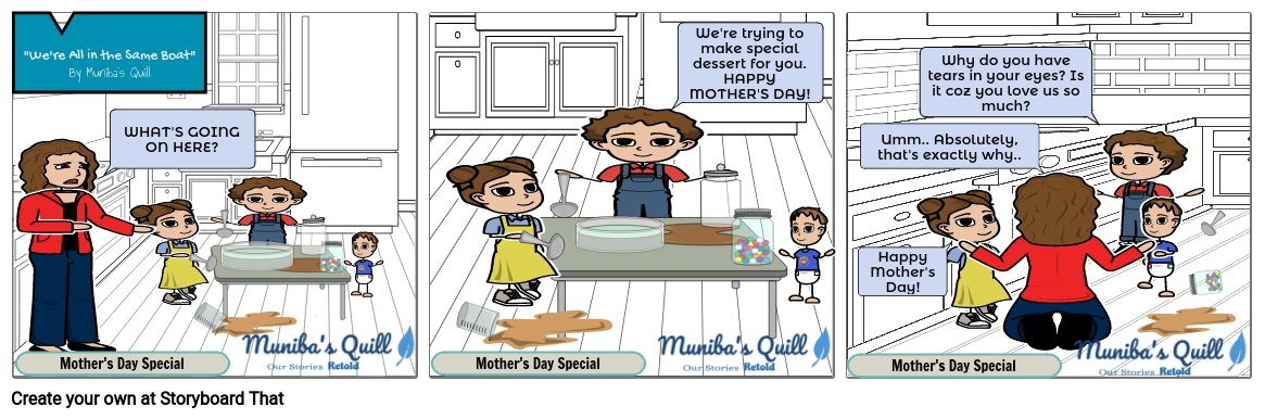 MunibasQuill's tweet photo. O the joy of cleaning up!

Happy Mother's Day to all the supermoms out there. 

Tag a mom to wish her &amp; follow the page for biweekly comics &amp; more stories

#parentinghumor #parentinghumour 
#mothersday2020 #HappyMothersDay #MothersDay 
#wereallinthesameboat #comics #munibasquill https://t.co/uuQ1PI3kXn