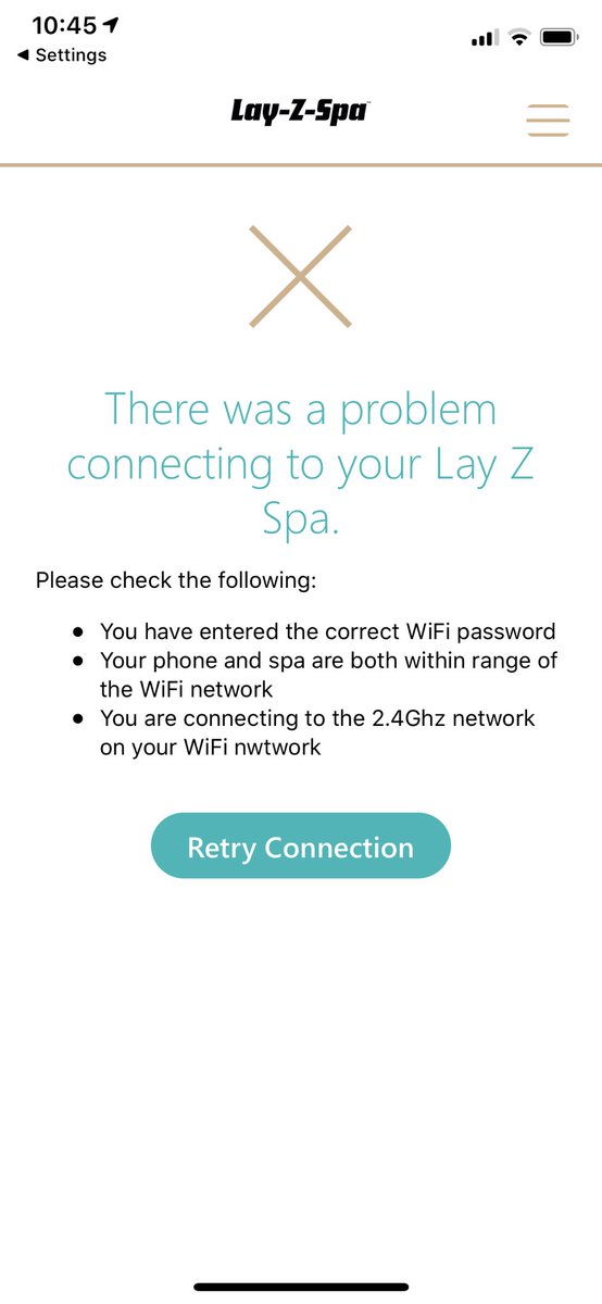simonsaan's tweet photo. @layzspa Could you tell me why I keep getting connection issues to my Lay z spa. Everyone seems to be having the same problem. https://t.co/MFTr9fWORl