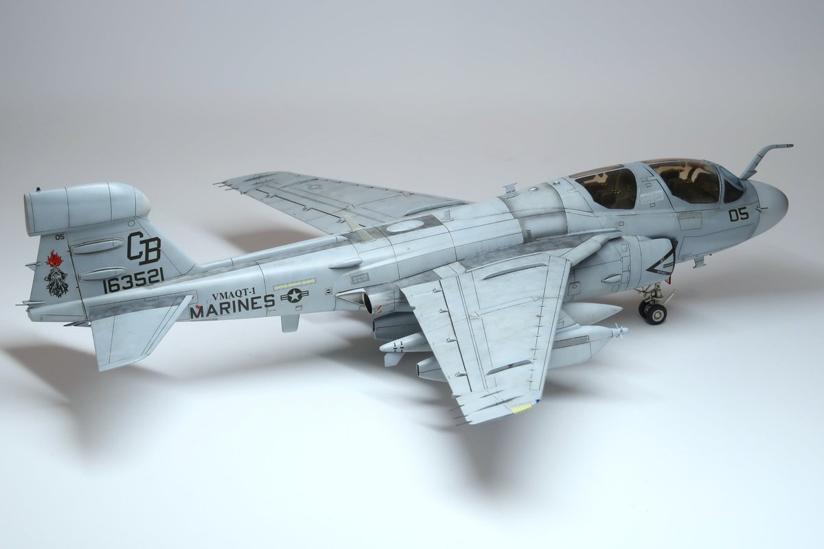 ハセガワ 1/72 EA-6B プラウラー(ICAP-III) 完成しました！