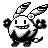 28- Un lapin mécanique. Si son apparence fait plutôt penser à un Digimon, sa silhouette pourrait aussi faire penser à Azumarill, qui viendra bien plus tard.