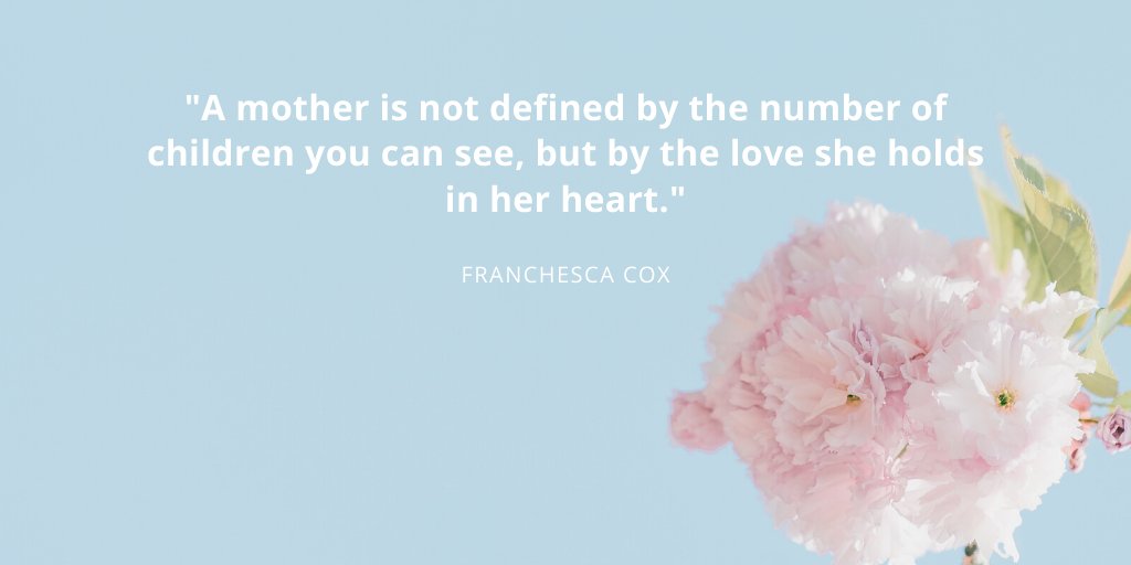 NFPFertility's tweet photo. "A mother is not defined by the number of children you can see, but by the love she holds in her heart." - Franchesca Cox⁠
⁠
Happy Mother's Day to all mothers, mothers-to-be, aspiring mothers, and mothers at heart 🌸��⁠

#waitingmothers #aspiringmothers #TTC https://t.co/5itZximfGH