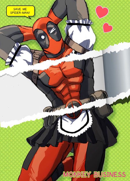 #メイドの日 何故かデップーしかない😇 