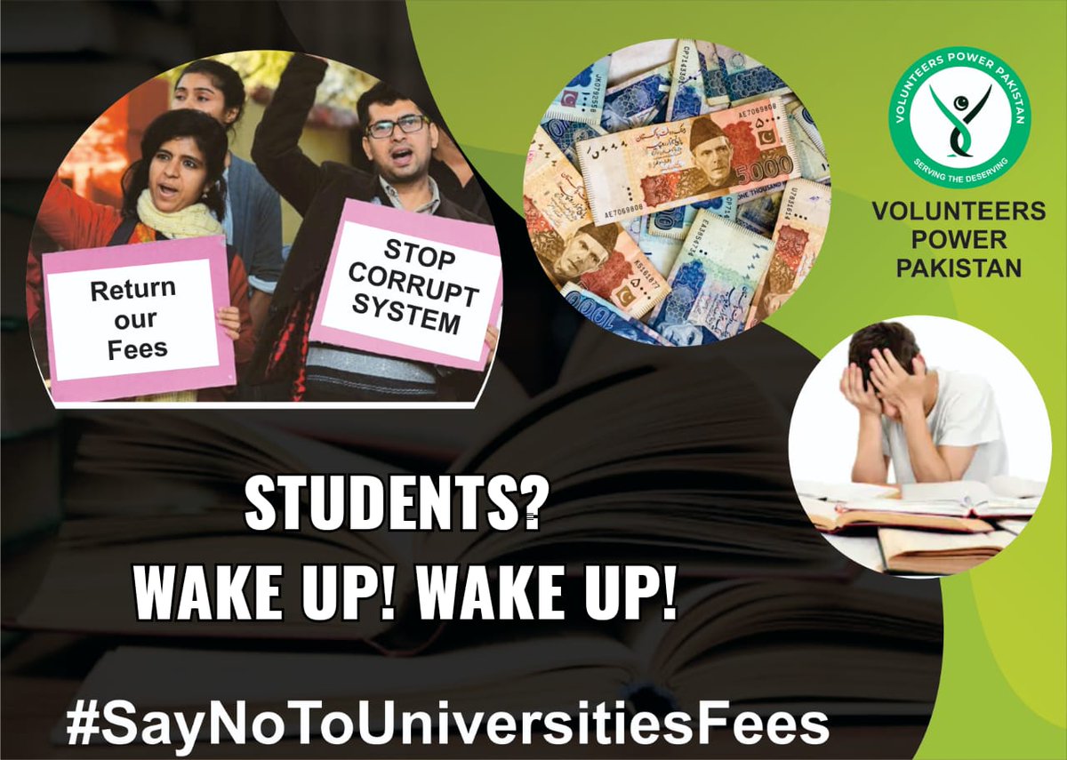 Junaid86328556's tweet photo. Poor parents pay fees forcefully because they do not want to ruin their child’s future and want the best for them.
#SayNoToUniversitiesFees
@abdulqadeer03
@HamailEjaz
@malik_farhan26
@AB_Dimple
@Shafqat_Mahmood https://t.co/Goo9Cwgcaq