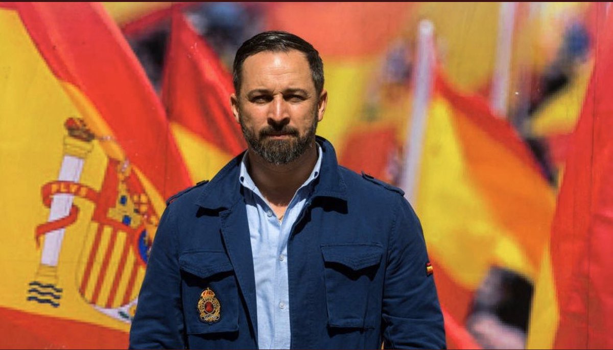 Eligorricho's tweet photo. 👉Tengo 53 años y jamás me afilie a ningún  partido hasta que apareció EL‼️@Santi_ABASCAL 

👉Para mi, el único político capaz de dirigir España y devolverla al lugar que históricamente le corresponde‼️🇪🇸

#GraciasAbascal https://t.co/FiCFPCWTxw