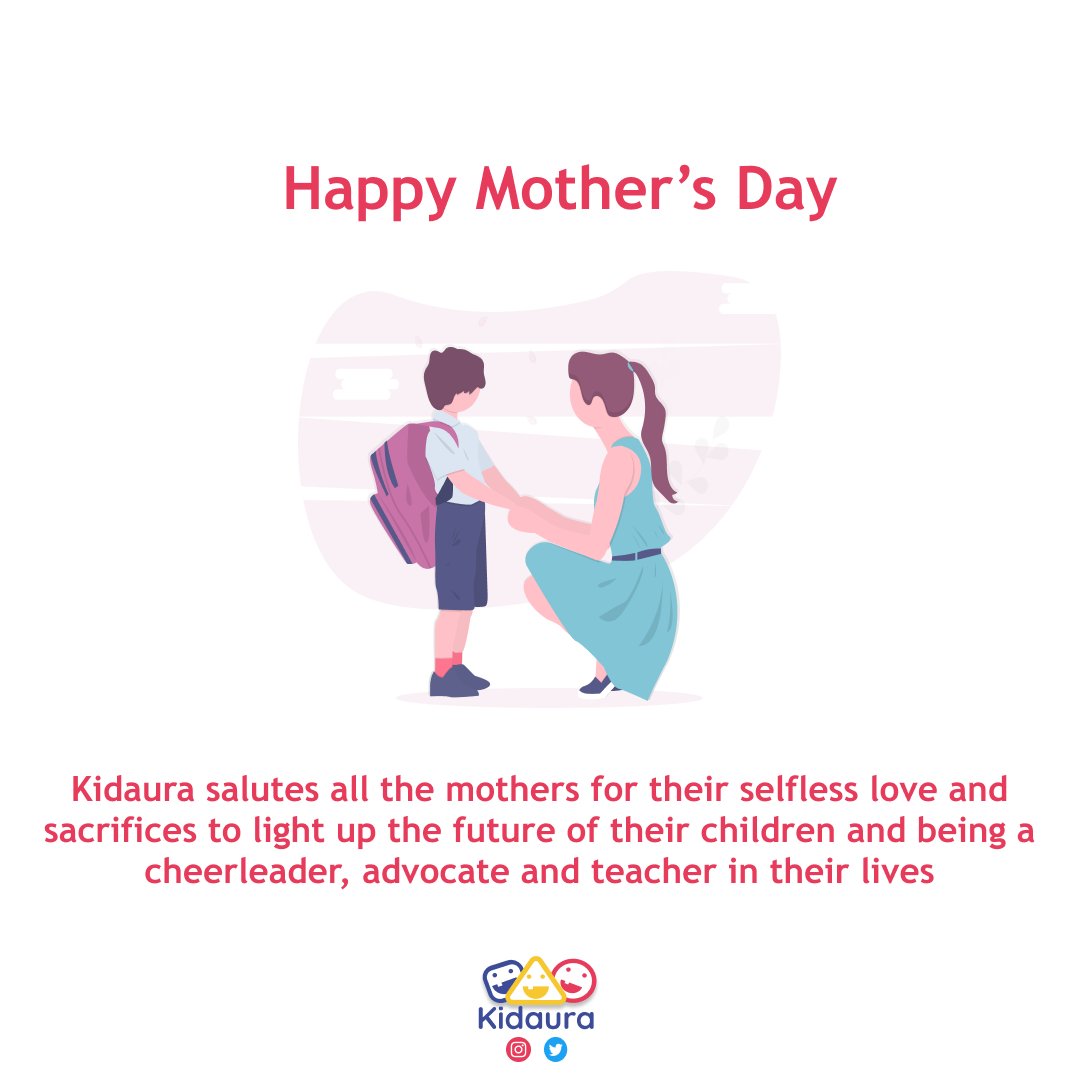 kidaura_in's tweet photo. Kidaura salutes all the mothers for being the cheerleader, advocate, and teacher in the lives of their children. Happy #MothersDay
#MothersDay2020 #rejoicingDifferences https://t.co/9btQKfwxjQ