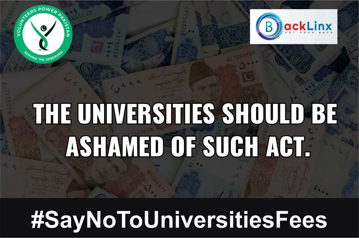 MHarisAzam's tweet photo. @vpp_pk
@BacklinxPak
@dcislamabad
@ImranKhanPTI
#SayNoToUniversitiesFees https://t.co/7Dbj1yC5Vb