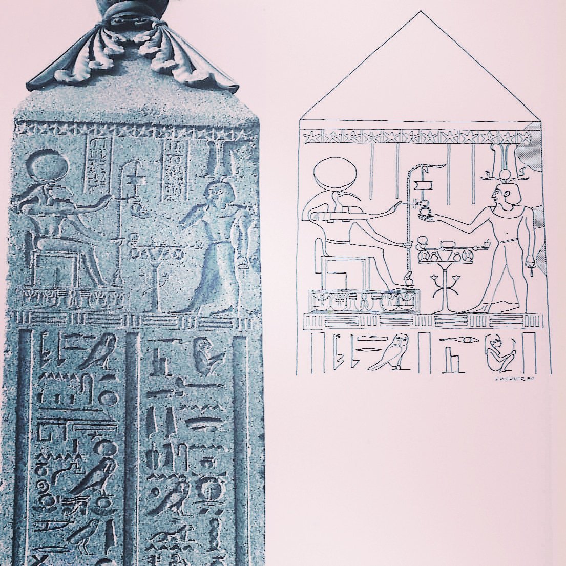 antinousgaygod's tweet photo. #Antinous hovers over the young man's shoulder holding a #thyrsus scepter of #Dionysus and wearing the #Egyptian #SWTY (Two Feathers) crown as he does on the #Obelisk of Antinous. "15 Pachon" (10 May) is written beside this, the only painting of #Antinoos: https://t.co/DeY2CYtc2h https://t.co/jC4C3c3rni