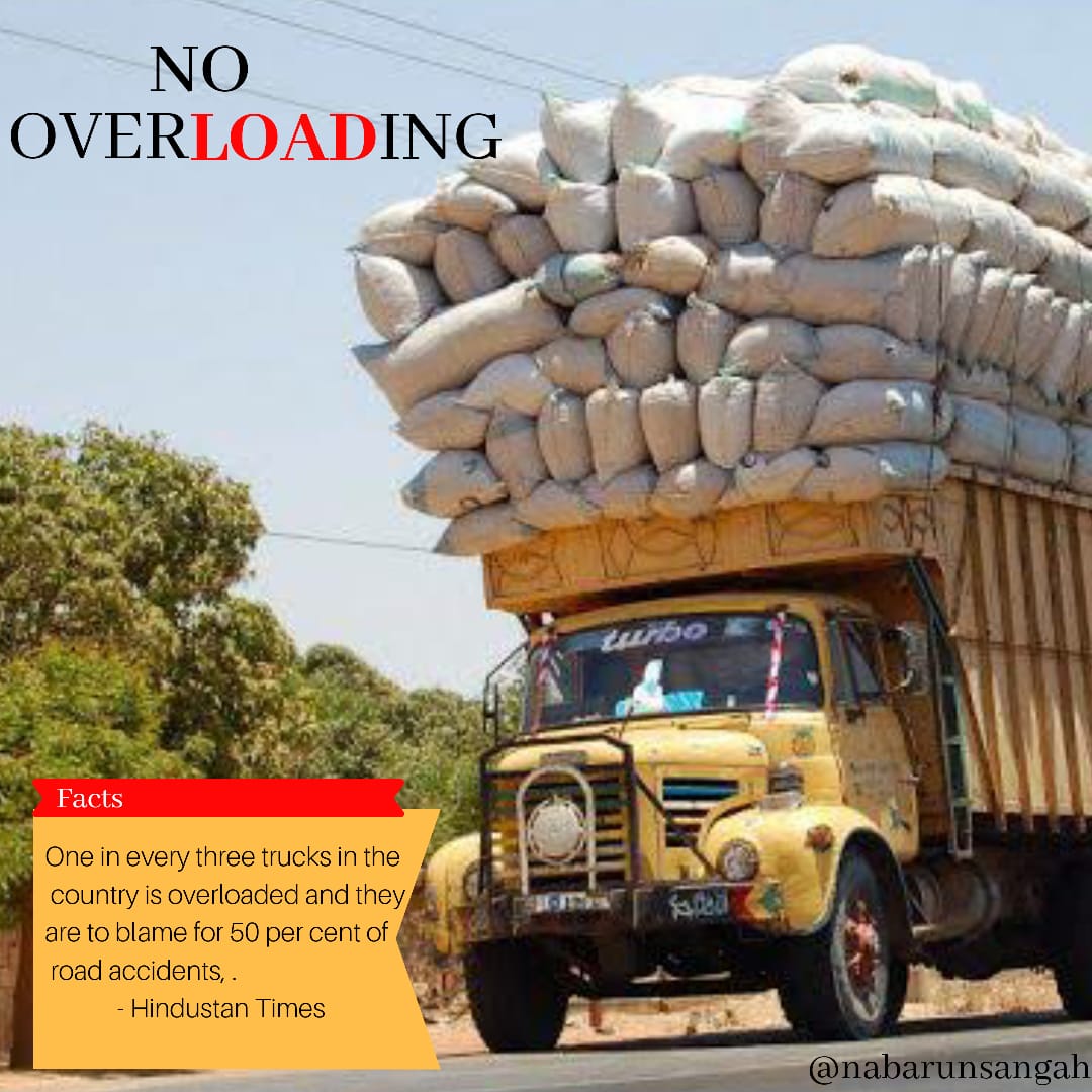 Uniof_org's tweet photo. Do not overload the vehicles for more profit.
Obey traffic rules strictly.
Issued in public interest by Nabarun Sangah
#nabarunsangah
#nooverloading
#safedrive
#stopoverloading
#obaytrafficrules https://t.co/HLsv6J3XRZ