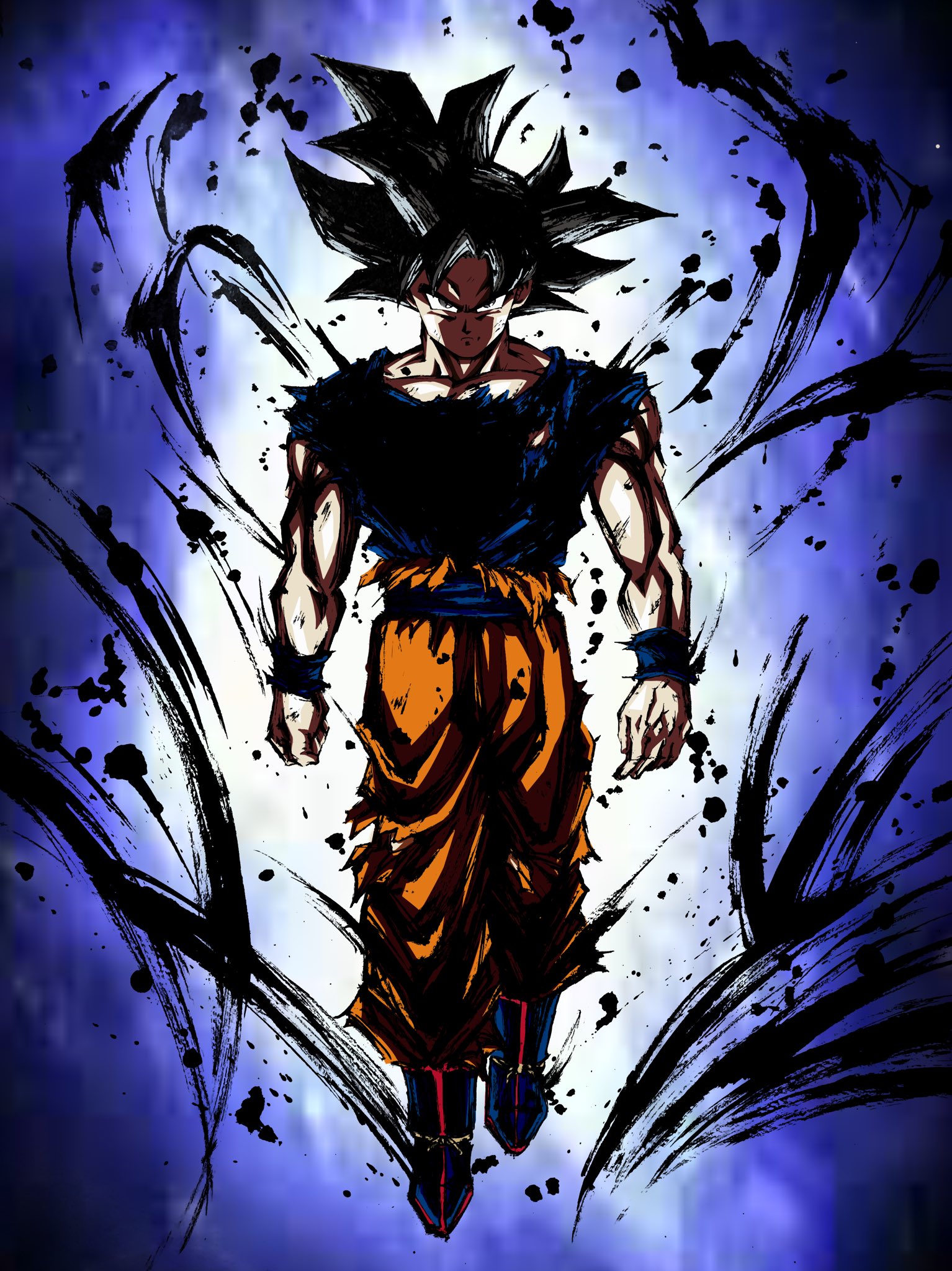 かず 身勝手の極意はオーラあった方がいいと思いました ドラゴンボール 身勝手の極意 墨絵 T Co Hqqrnchpiu Twitter