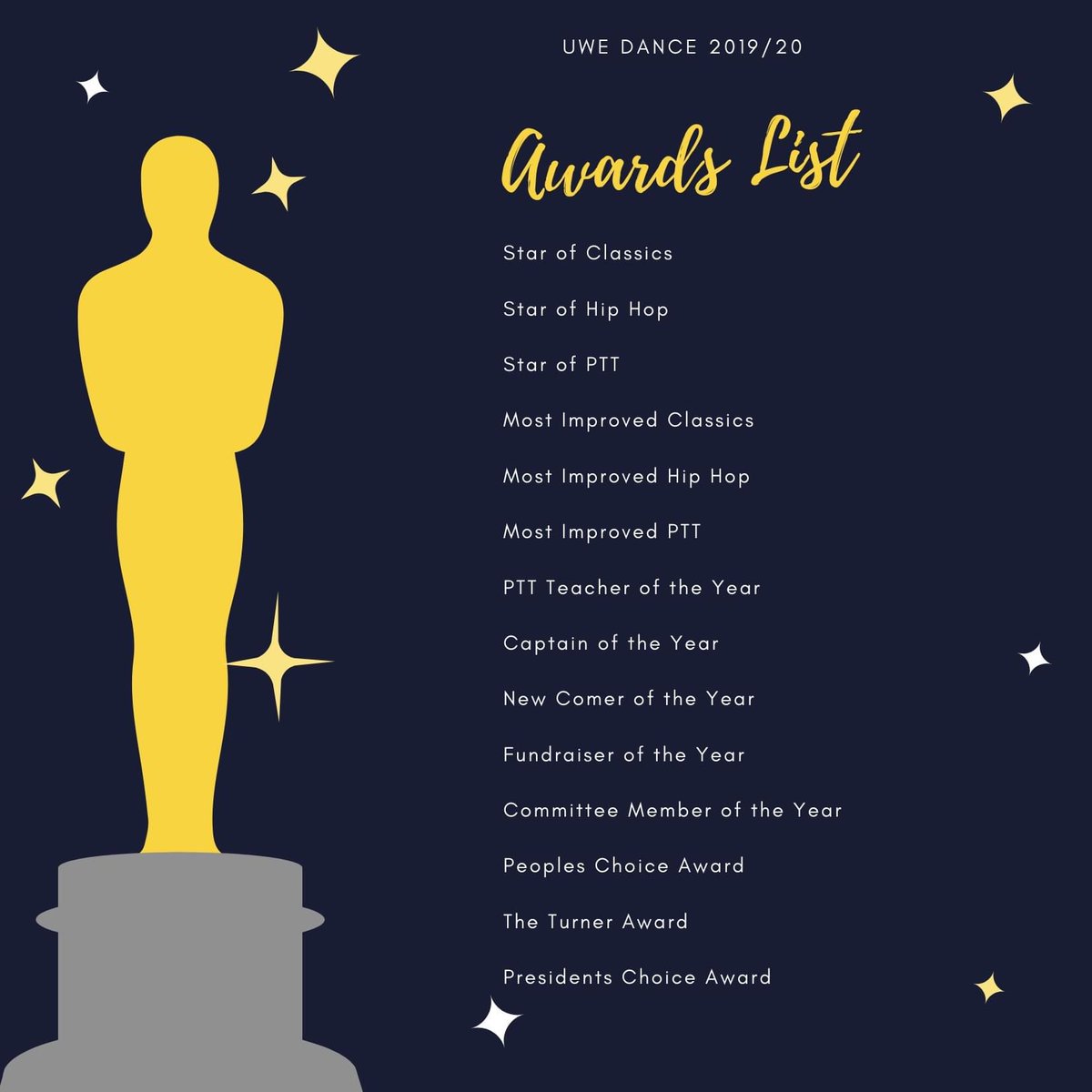 Get your glad rags on and join us tonight at 7:30pm on Zoom for our virtual awards evening! ❤️🖤