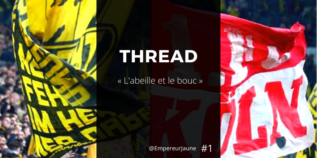 THREAD : L'abeille et le boucS'il existe des rivalités dans le football, il n'en subsiste pas moins de grands amitiés. Dans notre cas, les liens culturels sont forts avec Liverpool mais plus localement, le  @fckoelnfrance est devenu un club frère. Voilà pourquoi.THREAD