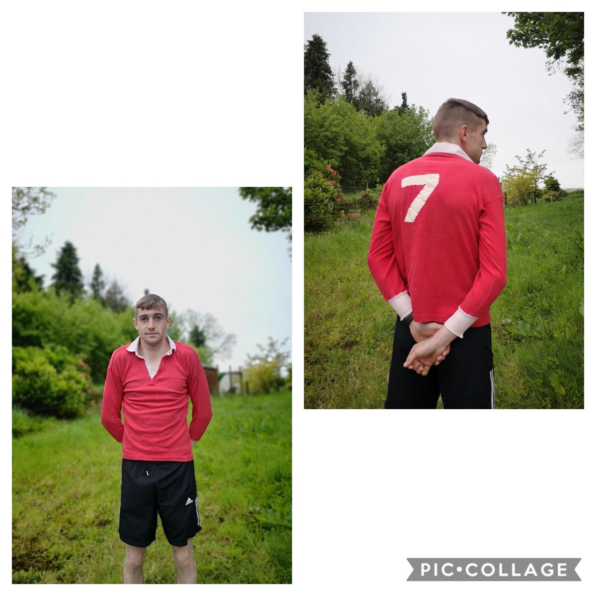 newmarketgaa's tweet photo. . @dokeeffe18 wearing the late Con Hartnett’s Cork football jersey for day 3 of @Duhallowfittest 

This jersey was worn in the 1973 All Ireland Senior football semi final. 

Con was a proud @MillstreetGaa &amp; @OfficialCorkGAA footballer 🔴⚪️ https://t.co/GUKiWgR5OQ