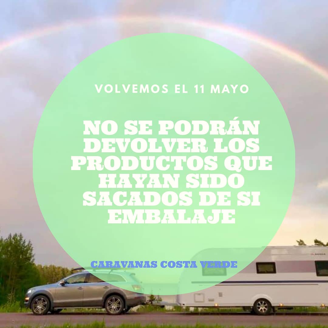 Volvemos!
Y para que todos estemos a salvo, porque queremos cuidarnos y sobre todo cuidaros...
Os dejamos estas pautas 👇🏼
Tenemos muchas ganas de veros!
#CaravanasCostaVerde #CaravanasAsturias #Camping #Caravaning #Coronavirus #COVID__19