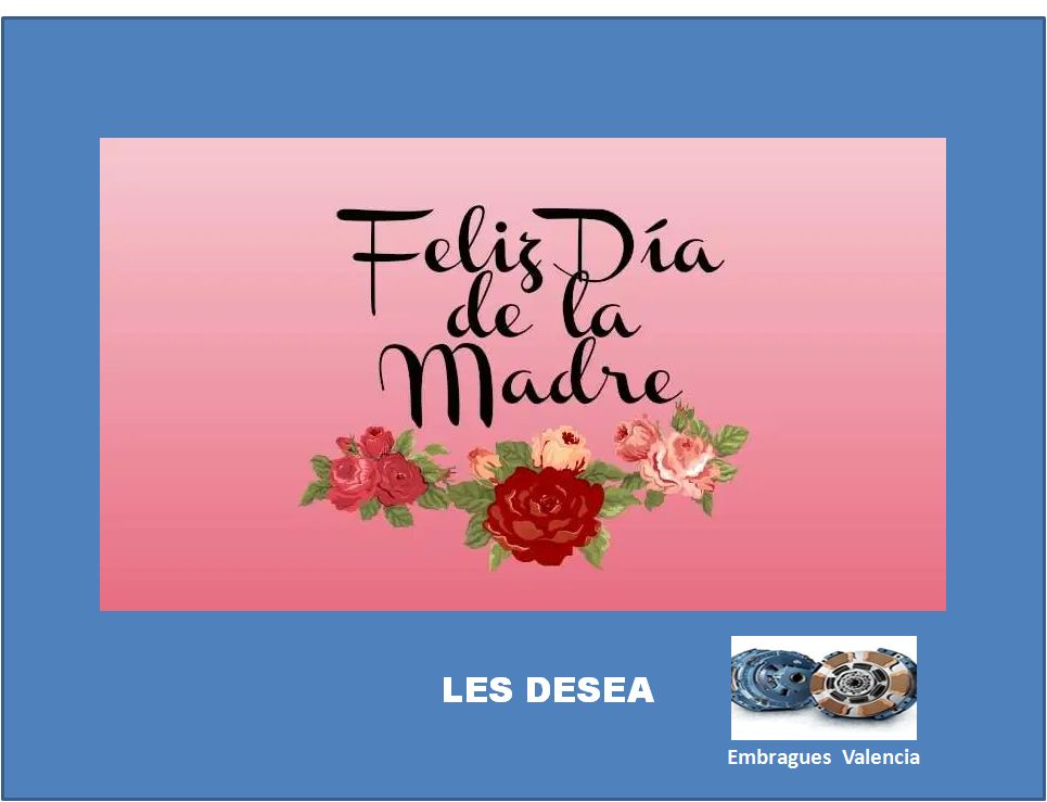embragues's tweet photo. hoy es el día en que se le rinde tributo a la persona que nos dio la vida, para ella los mejores deseos del mundo.
-
#kitdeembrague #kitsdeembragues #embrague #embragues #KitdeClutch #kitdeClutches #ventasrepuestos #talleresmecanicosenvalencia #diadelasmadres #quedateencasa https://t.co/kHdUF8hkT9