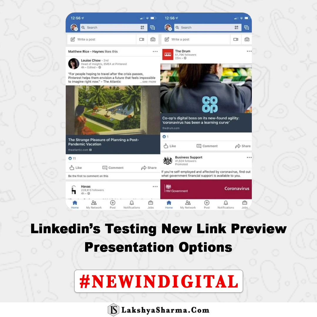 LakshyaSharma's tweet photo. Check Out! What's #NewInDigital this week. Have a look at the exciting new features introduced by the major social media platforms in recent days. (2/3)
.
.
.
.
#digitalmarketingtrends #DigitalMarketingUpdates #digitalmarketer #LakshyaSharma #socialmedia #socialmediamarketing https://t.co/JBfmZvftja