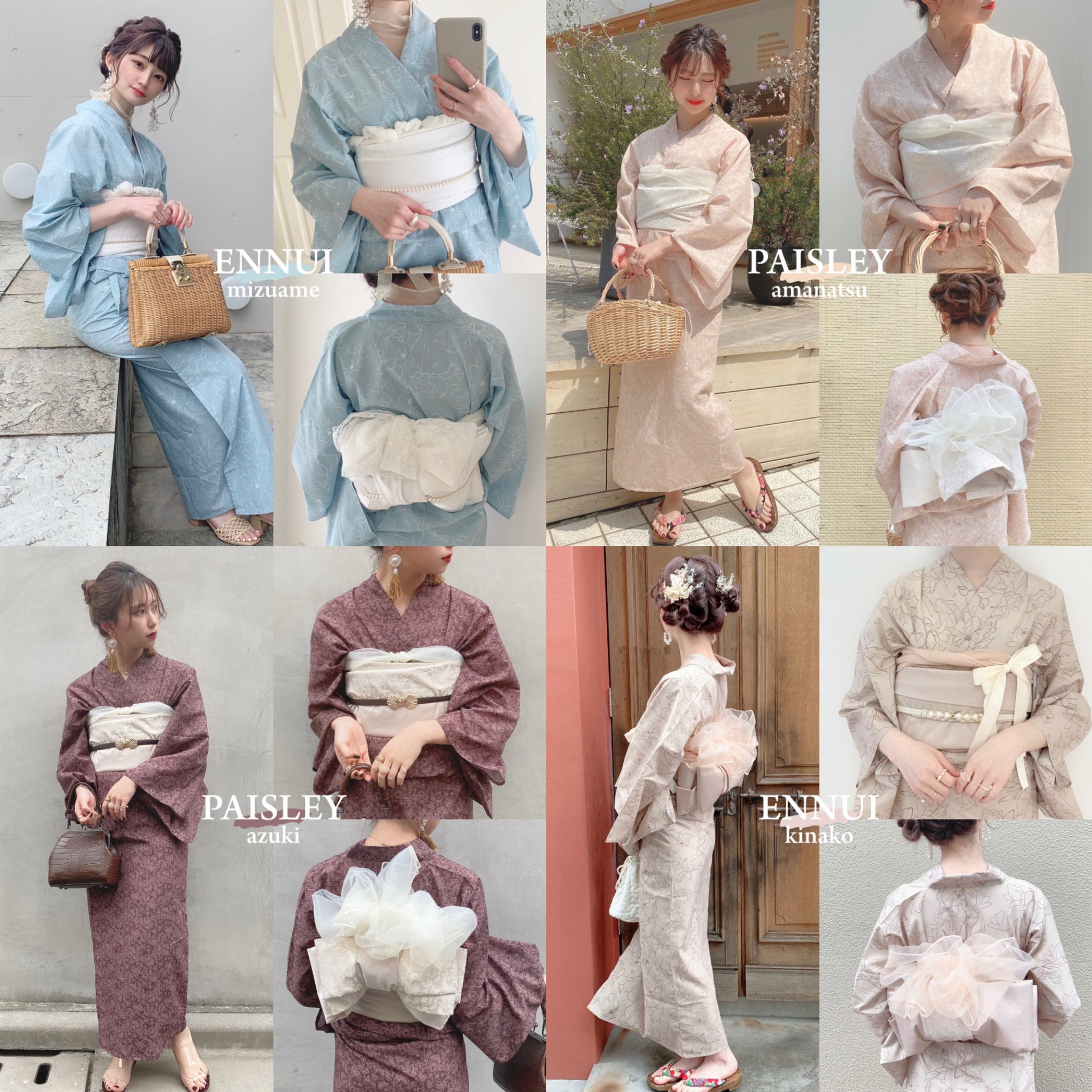 𝗄𝖺𝗇𝖺 𝐑𝐢𝐋𝐢 の新作浴衣かわいすぎる 白いレース浴衣に青い帯の らむね 儚い雰囲気に一目惚れ