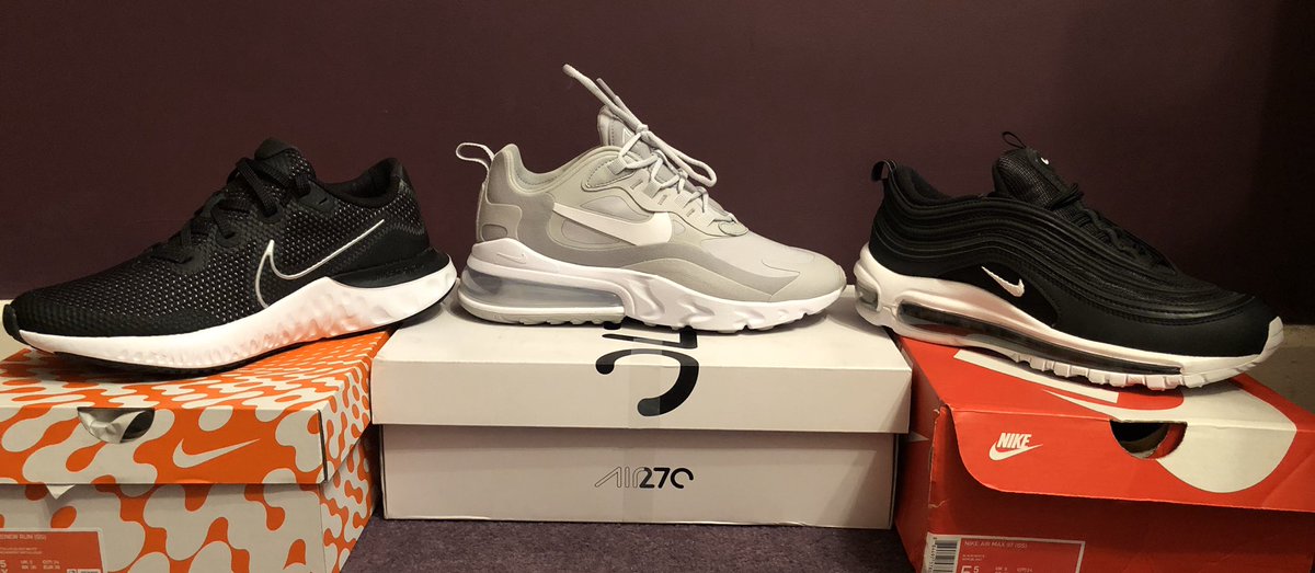 MissHeaton_PE's tweet photo. When the trainer delivery’s arrive on the same day 🙄🙈 which pair(s) will be joining the ever growing trainer family. @Nike #decisionsdecisions #gotaproblem #imintrouble https://t.co/75QZta8FcE