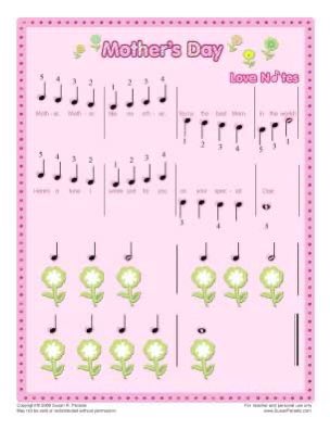 Play a song to your Mother today!