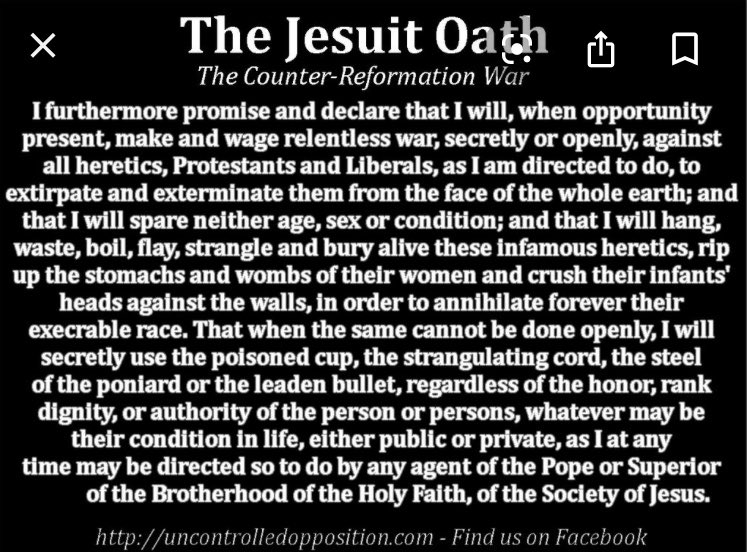 GraceAlijah's tweet photo. @Urylle Trust the Jesuit Zion Plan 😂 https://t.co/nnWNHZEluj