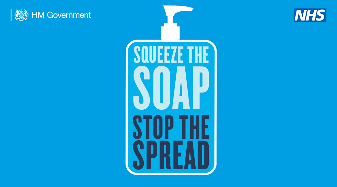 GOVUK's tweet photo. Wash your hands with soap and water for at least 20 seconds frequently, and avoid touching your face.

Anyone can get coronavirus, anyone can spread it. https://t.co/zi8sQJiGvZ