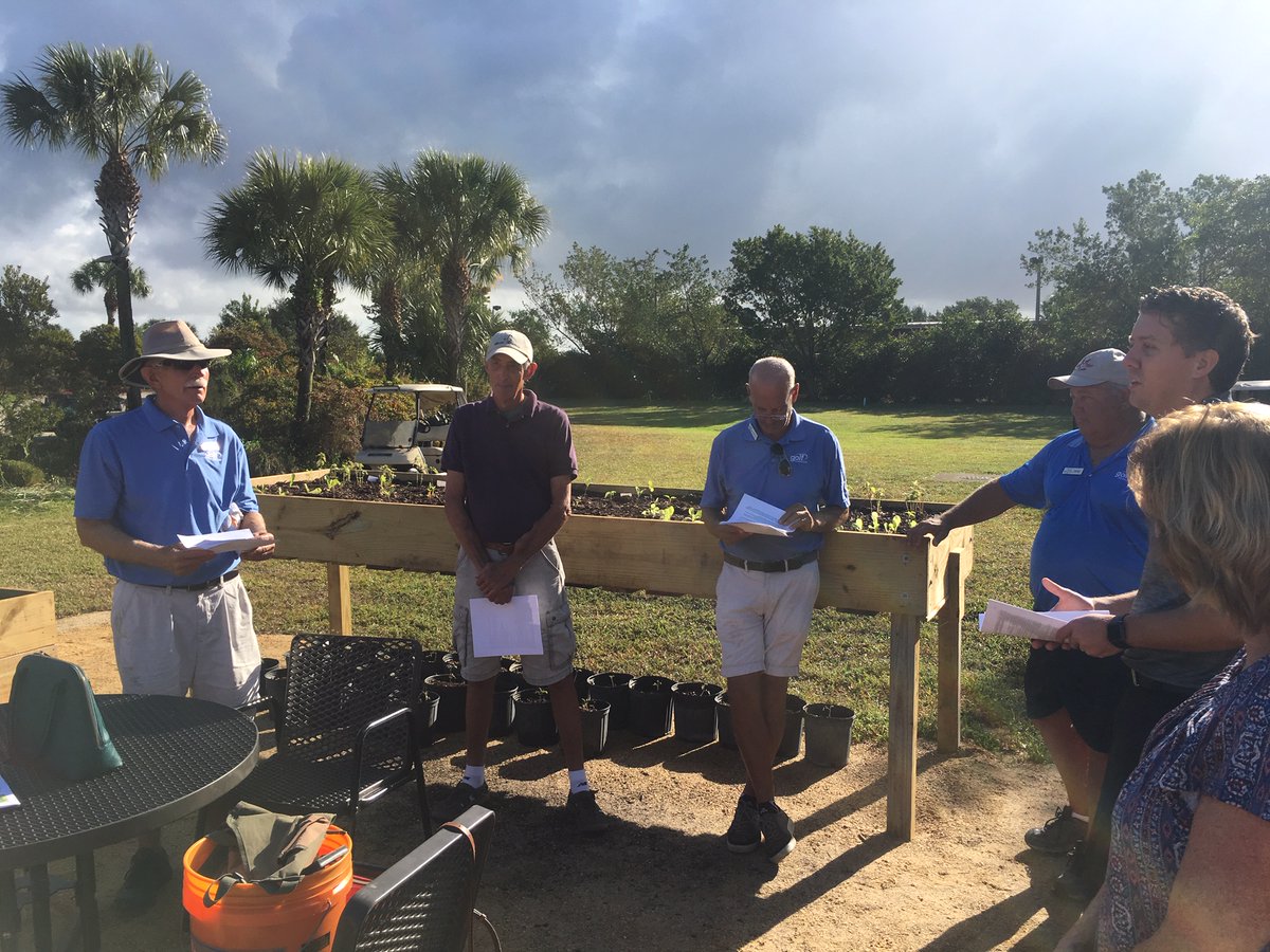 AudubonIntl's tweet photo. #AIMOTD @PBCOspreyPoint has been a certified #ClassicSanctuary since 2011. 

Just last year, staff began a "Farm to Fairway" initiative where they grow organic vegetables which are used in the courses' restaurant, the Nest. 

@GCSAA @USGA #SustainableGolf https://t.co/u4eTShHhj4