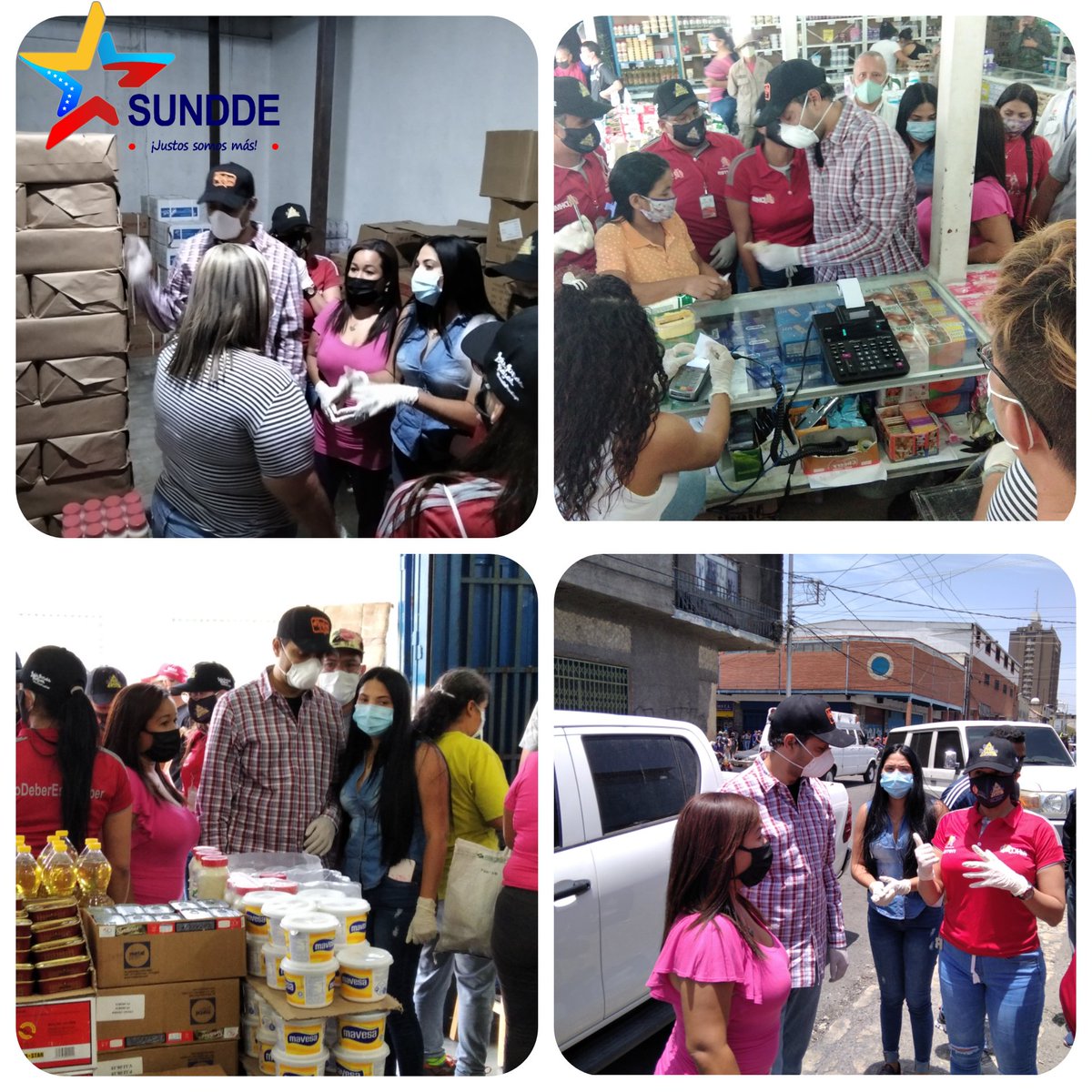 #PatriotaMovil
Nuestro jefe político alcalde @LuisJonasReyes acompaño al equipo Multidisciplinario de la @sundde_ve, en la inspección a comercios del centro de #Barquisimeto para verificar el cumplimiento de los precios acordados en productos de primera necesidad 
@NicolasMaduro