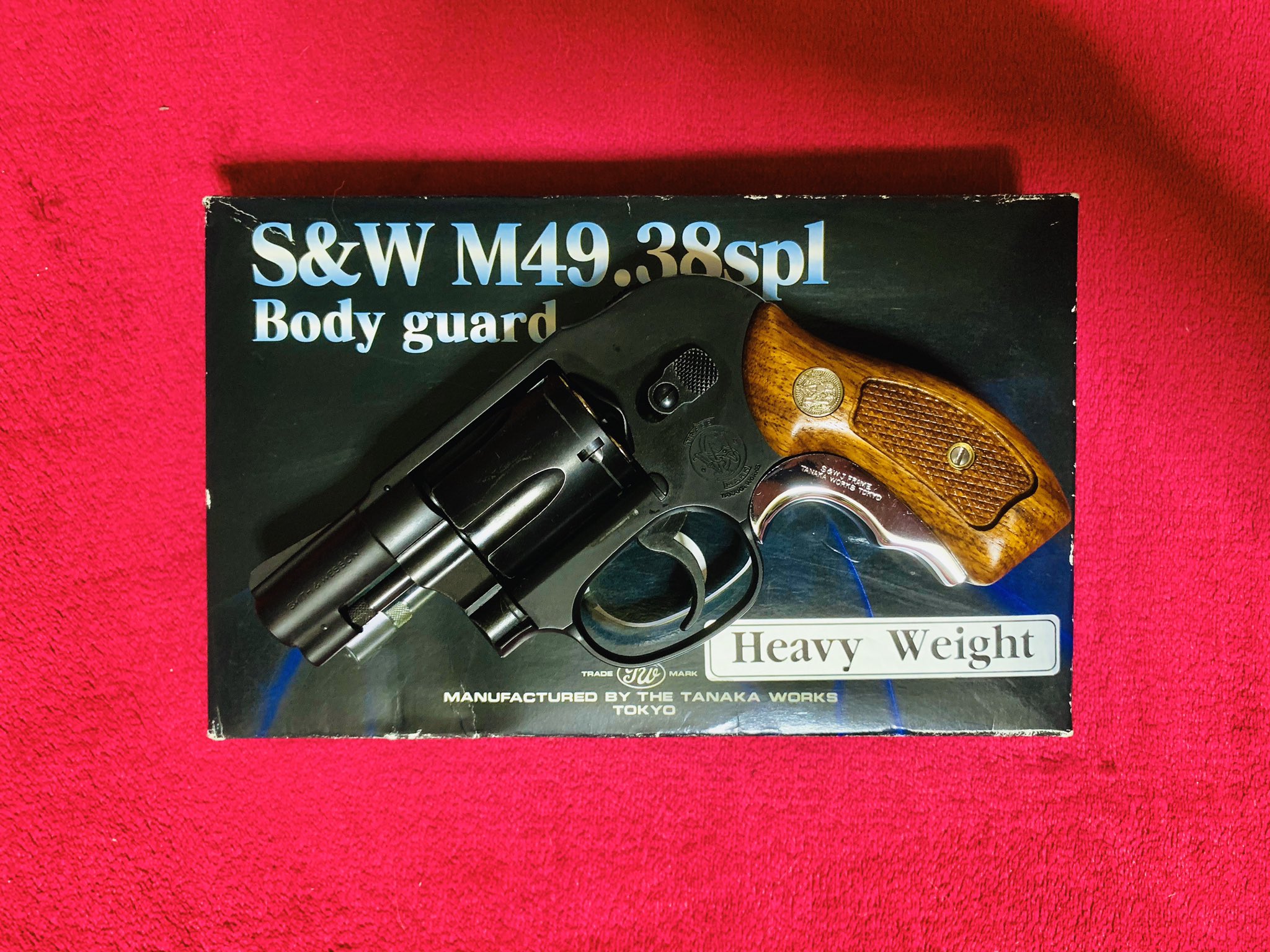 ガゼル織葵🚓秋仕様🙅🏻低浮上🙅🏻 on Twitter: "タナカ S&W M49 .38spl Body Guard HW 木製グリップ