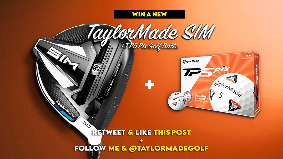 Peter Finch (@peterfinchgolf) on Twitter photo DRIVER + BALL GIVEAWAY! For a chance to win a SIM Driver and dozen TP5 PIX balls follow me and <a href="/TaylorMadeGolf/">TaylorMade Golf</a> ❤️ and Retweet this post. YOU ONLY HAVE 8 HOURS TO ENTER! Draw made today 8pm GMT #golf #giveaway DRIVER + BALL GIVEAWAY! For a chance to win a SIM Driver and dozen TP5 PIX balls follow me and <a href="/TaylorMadeGolf/">TaylorMade Golf</a> ❤️ and Retweet this post. YOU ONLY HAVE 8 HOURS TO ENTER! Draw made today 8pm GMT #golf #giveaway