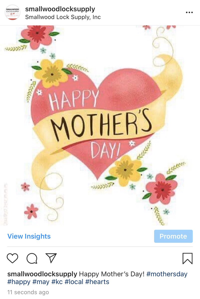 SmallwoodLock's tweet photo. Happy Mother’s Day! #mothersday2020 #kc #local #happy #love #hearts https://t.co/2jvrr8S1Uc