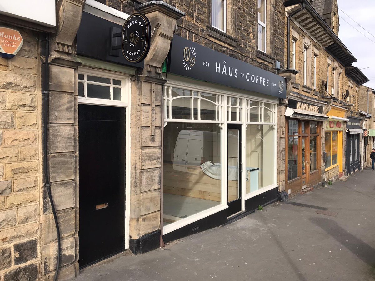 hausofcoffeeuk's tweet photo. 🚨 HORSFORTH, STATION ROAD, LEEDS🚨 So here we have it the @hausofcoffeeuk location! A few finishing touches to do on the exterior, but we are overjoyed to be joining the Horsforth community! 🏡 #hãusofcoffee ☕️🍰🧁 https://t.co/hG1dNyH0FF