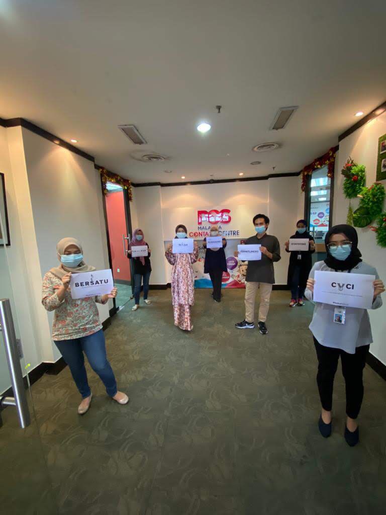 tiiarvroslvn88's tweet photo. @adibahnoor We are Customer Service at Contact Centre 😊 #posmalaysiacontactcentre #backliners #kitajagakita https://t.co/kmyiPE2nCp