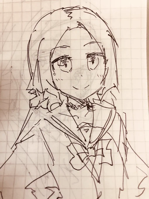 風先輩落書き 