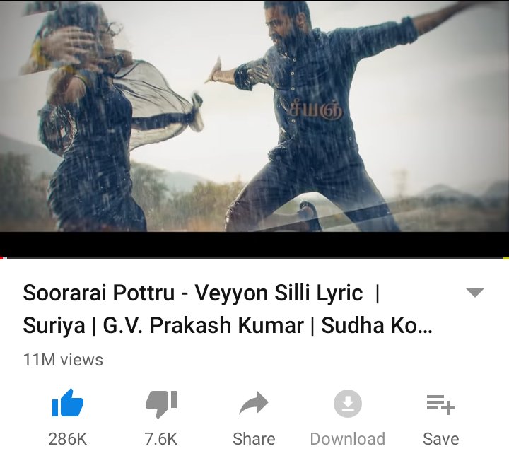 AthreyaTroll's tweet photo. #SooraraiPottru Song - 11M views
#Master Song - 5.9M Views
Fan base matter 😂 https://t.co/0MDWsHBDjm