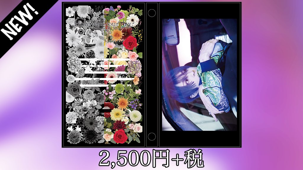 SiNxxxINFO's tweet photo. 【新グッズ紹介】
「かえりたいチェキホルダー」
グラフィックの半分をモノクロにする事で、楽曲コンセプトを表現したデザイン。
片面には最新曲のイメージアー写が入ります。
PVC素材を使用しており、中は120枚収納となっています。 https://t.co/pkcNrNnOLY