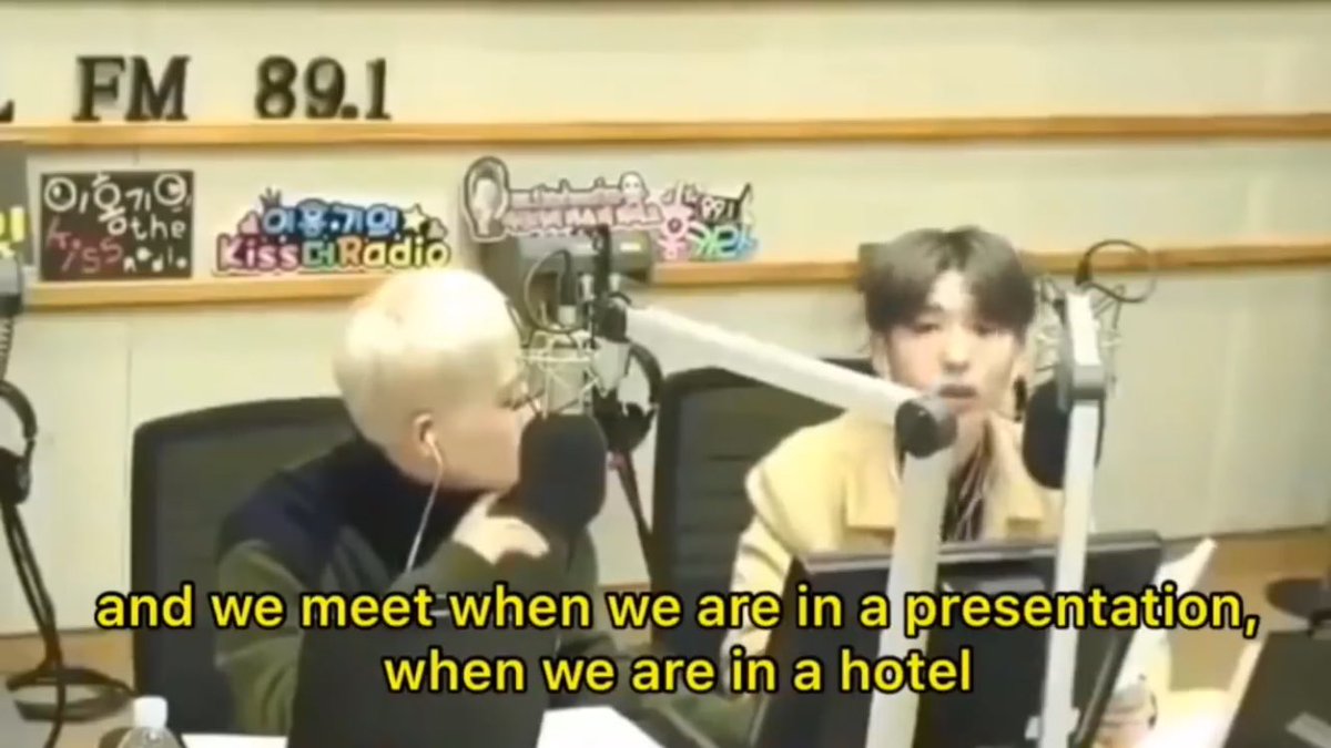 MONSTA X KIHYUNthe two knew each other since before debut and became close through conversations
