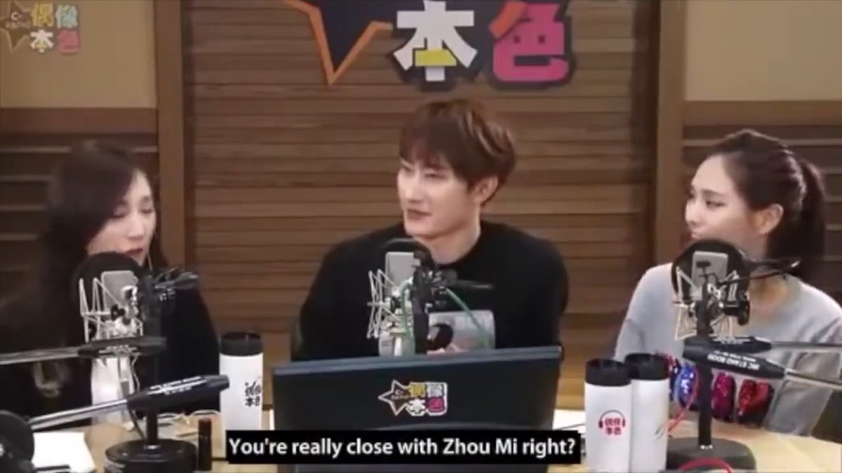 SUPER JUNIOR ZHOUMIthe two became close because they often drank together