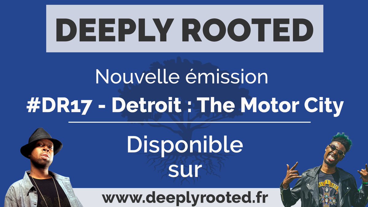 DeeplyRooted_fr's tweet photo. 🎙 NOUVELLE ÉMISSION : À LA DÉCOUVERTE DE LA MOTOR CITY

Direction Detroit, la ville de la Motown et de la Techno, pour évoquer son histoire et certains artistes marquants de la scène comme J Dilla ou Danny Brown.

Pour l'écouter : https://t.co/TmB2PN6hYD https://t.co/YEgbtAVA8l