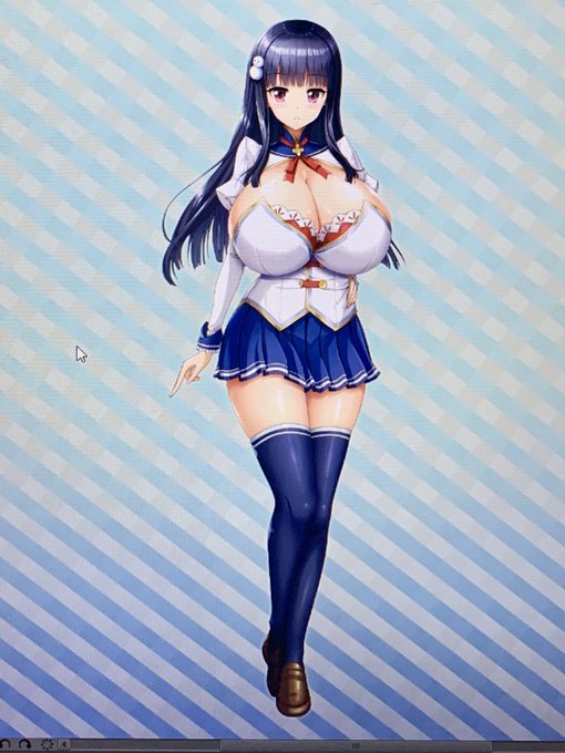 乳同級生の小町美冬♪
ちょっと大人っぽくなっちゃったかも…もちっとロリっぽくした方が良かったか…? 