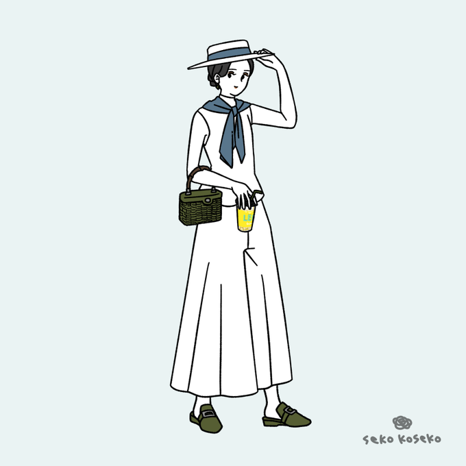 「帽子に手 ショートヘア」のTwitter画像/イラスト(人気順)