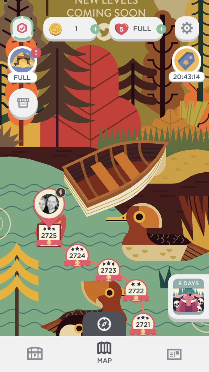 timothymadden's tweet photo. The iso-life has its benefits... @TwoDots I have arrived at the edge of the abyss. Thank you for this compelling game! https://t.co/8dnMfgX6Fn