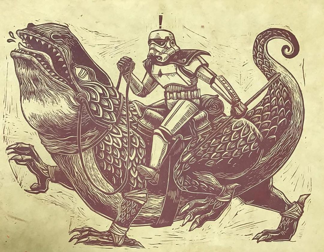 PixelsDeux's tweet photo. Some Star Wars stuff, by Attack Peter @attackpeter !

#StarWars #BobaFett #DarthVader #LukeSkywalker #Rancor #Stormtrooper https://t.co/luWyZSivZe
