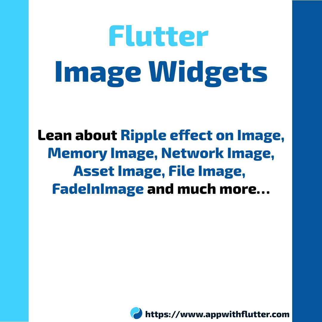 follow2vivek's tweet image. 6 ways to implement Image widget in Flutter -  Read more at 👉 appwithflutter.com/flutter-image-…
.
.
.
#flutter #flutterdev #AppWithFlutter #mobileapp #appdevelopment #image #widgets