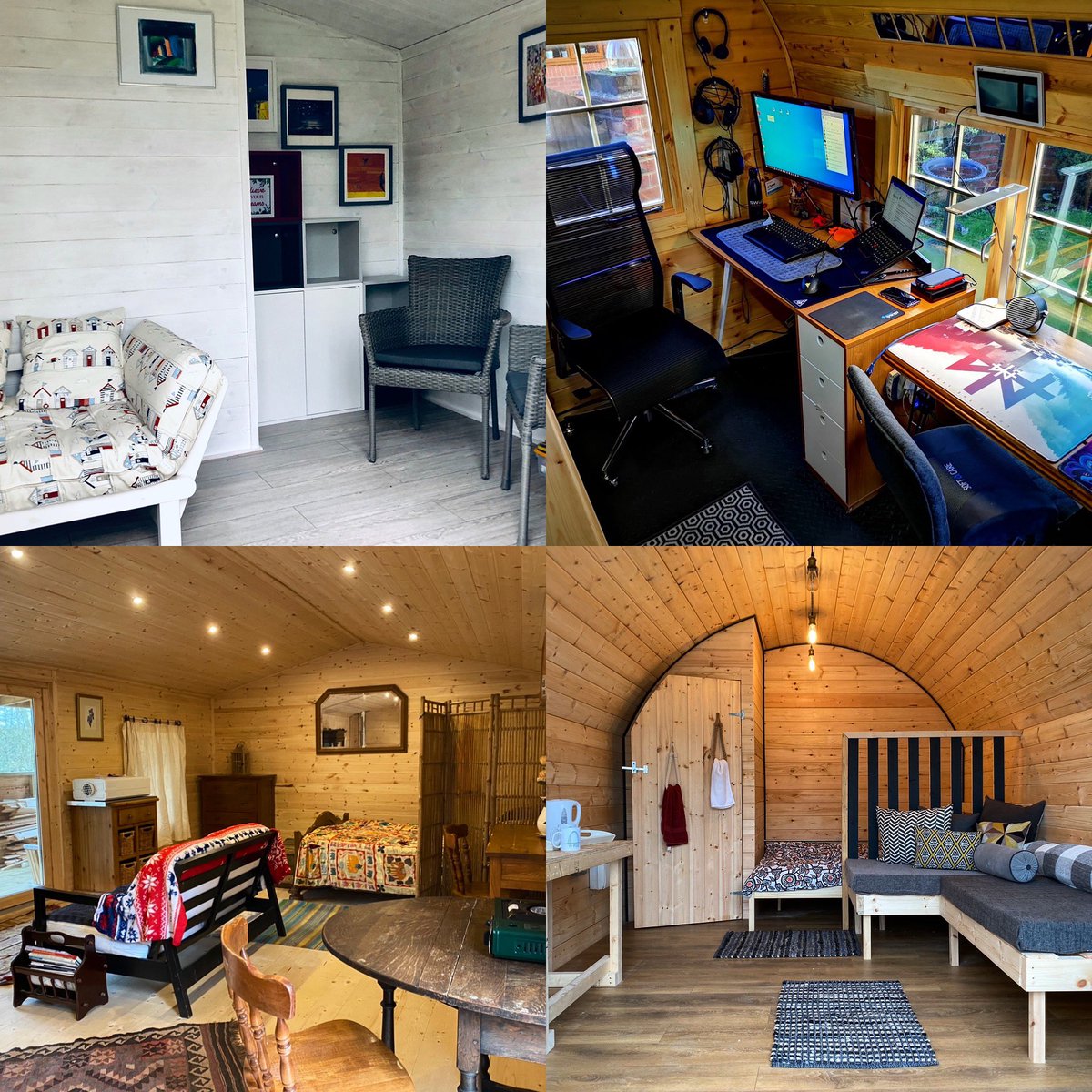 Yr_Pod's tweet photo. Here are just a few ideas of what you could do with a garden room from #YrPod
.
.
#workingfromhome #learning #homeschooling #keepfit #reading #relaxing #working #hobbies #projects #design #gardening #planting #making #creating #painting #recording #photography #meditation #yoga https://t.co/xjWFTCkXle