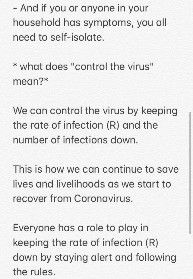 Downing Street have just sent out this 137-word explanation of their new coronavirus slogan.
