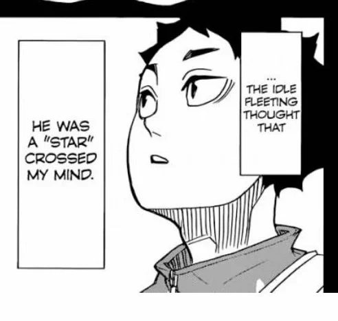 CHAPTER 392
.
.
.
bokuto has always been a star in akaashi's eyes but now he's a star in his own eyes too 