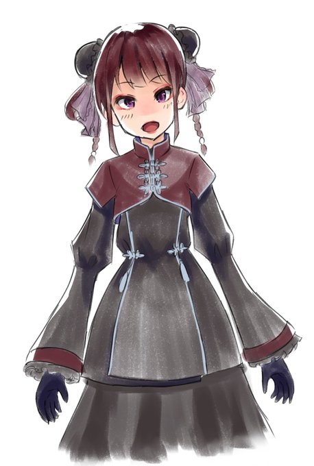 ゴスチャイナ紅花ちゃん
レースとか柄とかは各自脳内補完してね 